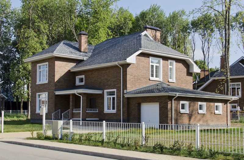 Дом из кирпича Браер Баварская кладка