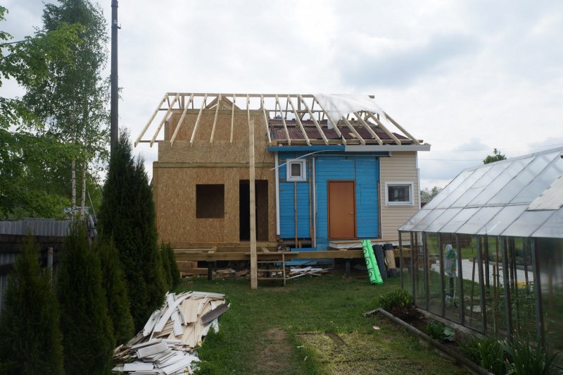 Пристрой к дому из СИП панелей