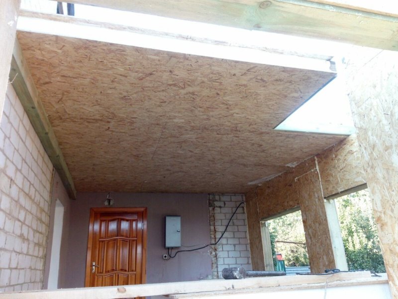 Перекрытие из СИП панелей