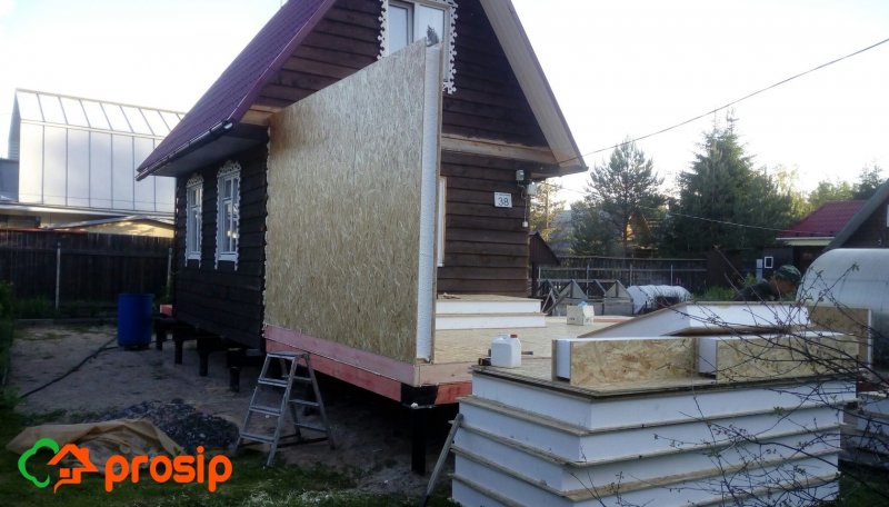 Пристройка из СИП панелей