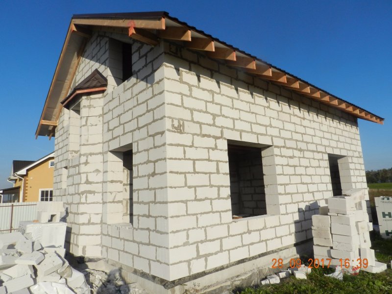Дом из газобетона