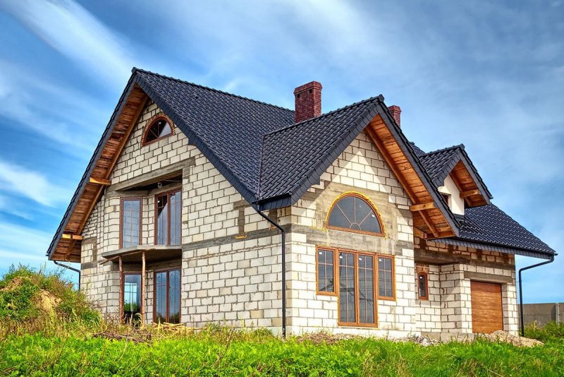 Постройки из газобетонных блоков