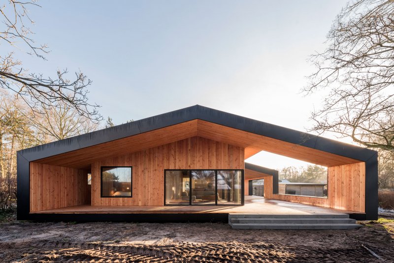 Barn House с плоской крыши