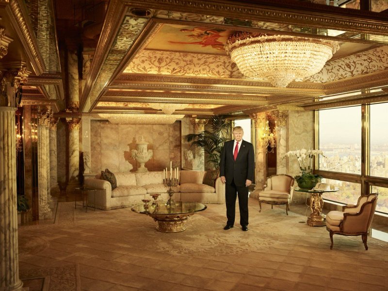 Дональд Трамп в Трамп Тауэр