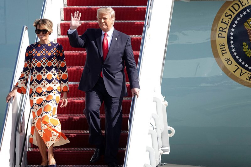 Мелания Трамп на инаугурации Байдена