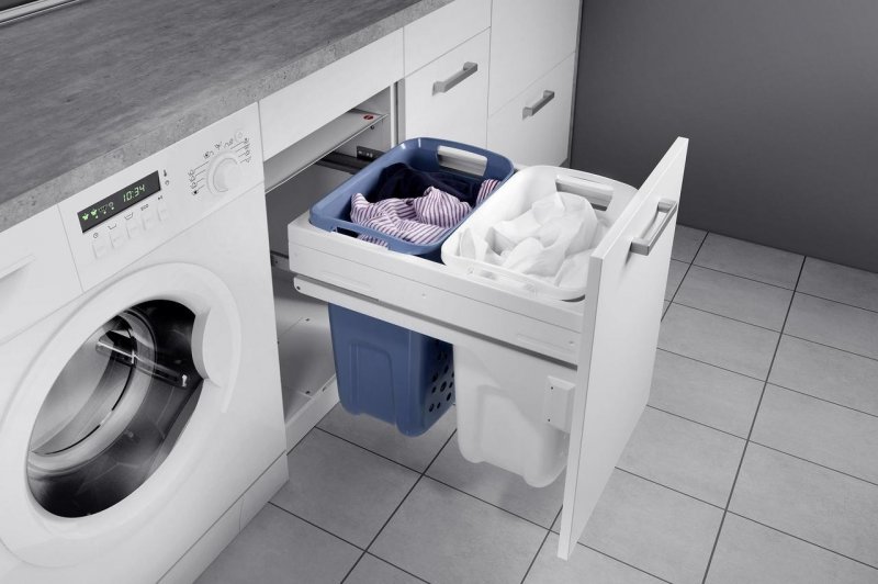 Система хранения белья 2 корзины по 33л Laundry-Carrier Hailo 3270461
