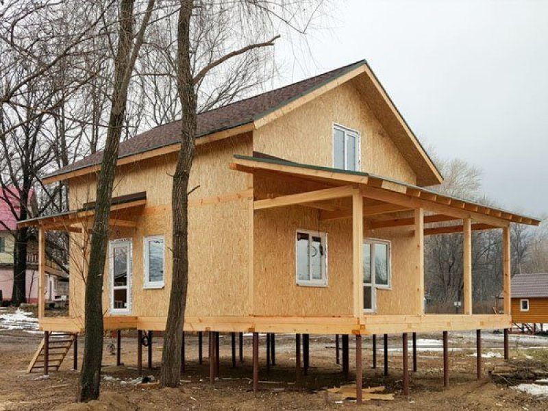 Каркасно щитовой дом