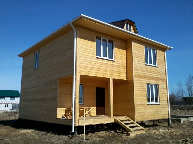 Каркасно щелевой дом