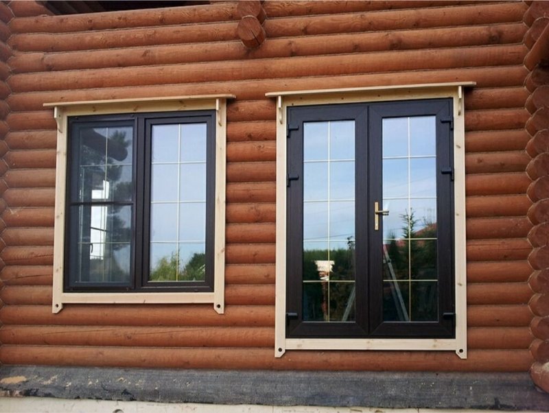 Пластиковые окна в Старом деревянном доме