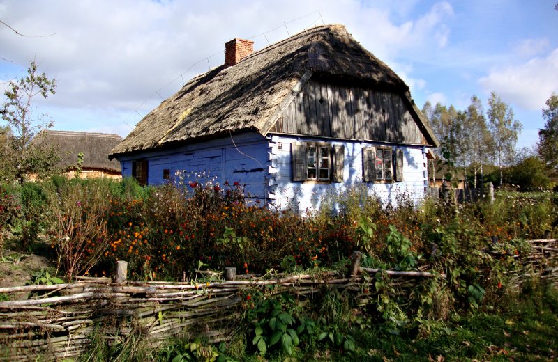 Старенький домик в деревне