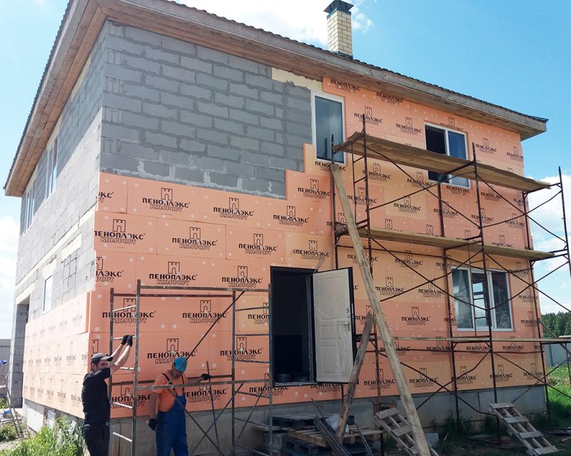 Теплоизоляция фасад ЭППС