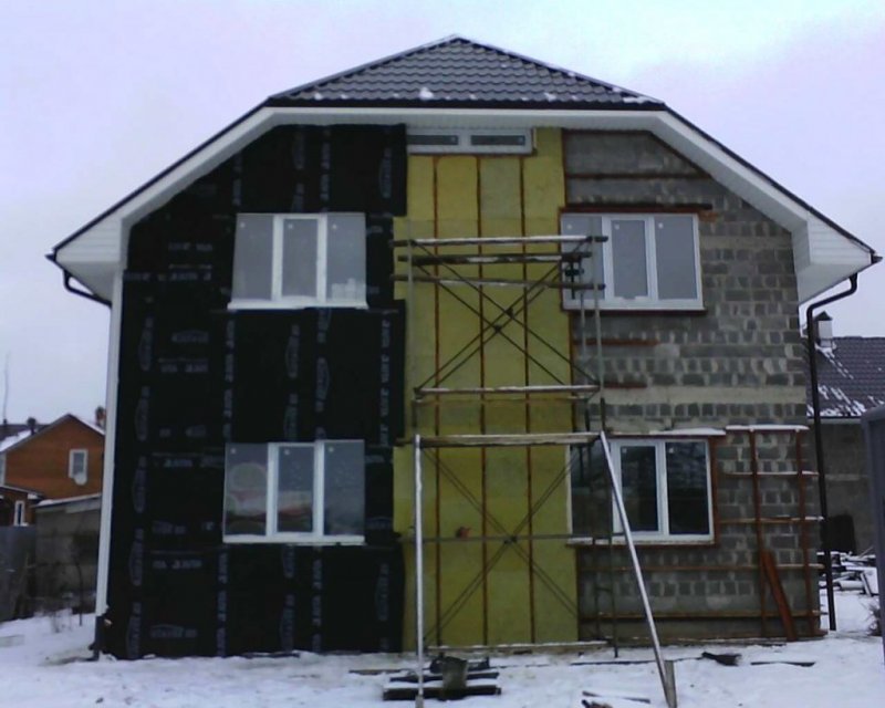 Утеплитель для фасада из газобетона