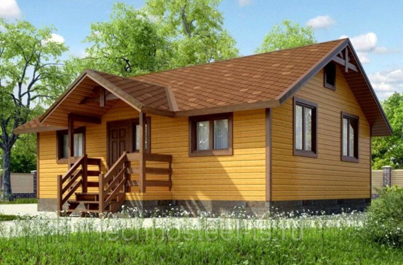 Каркасный дом 7х8