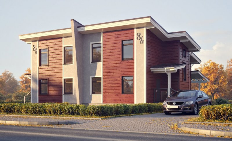 Каркасный дуплекс 160 м2