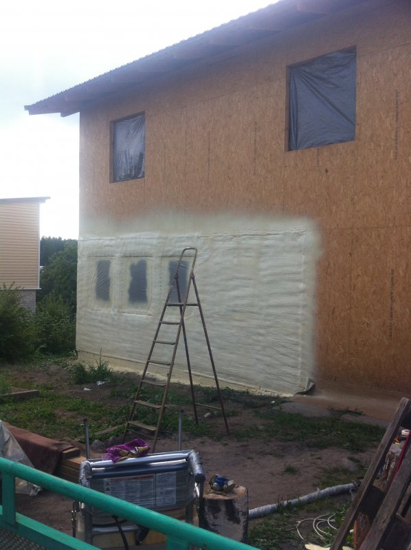Фасад ЦСП фахверк