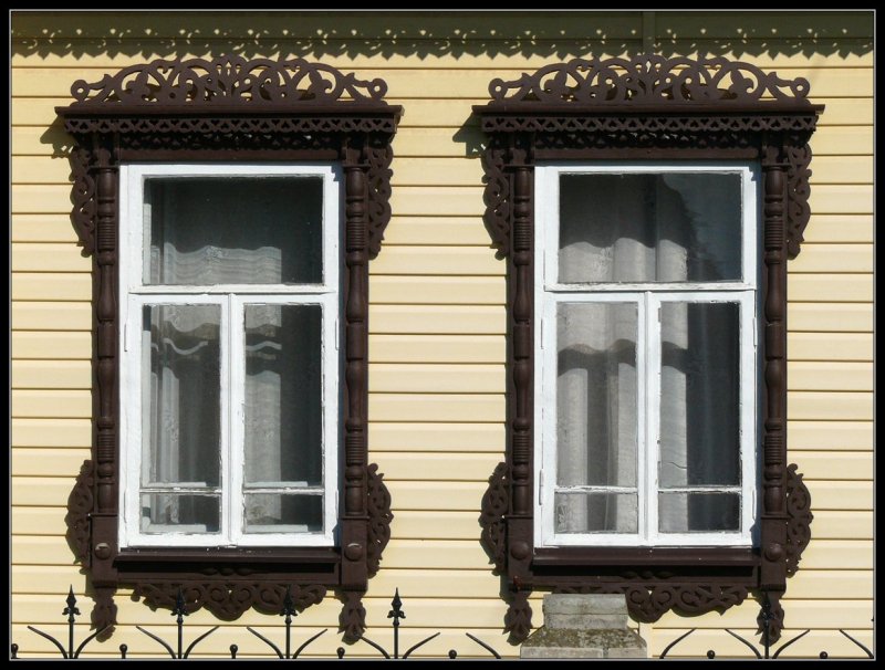 Резные оконные наличники