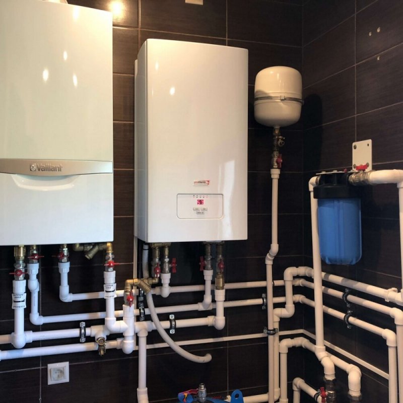 Газовый котел в котельной