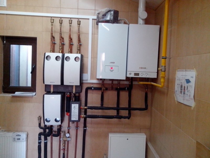 Газовый котел в бойлерной