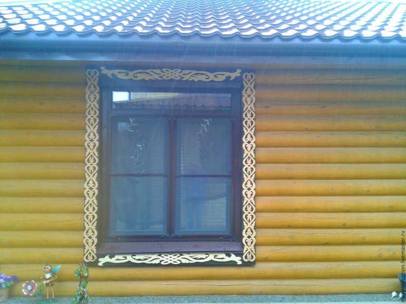 Ночник деревянный резной