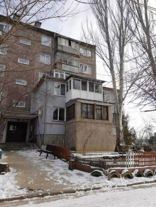 Город с балкона