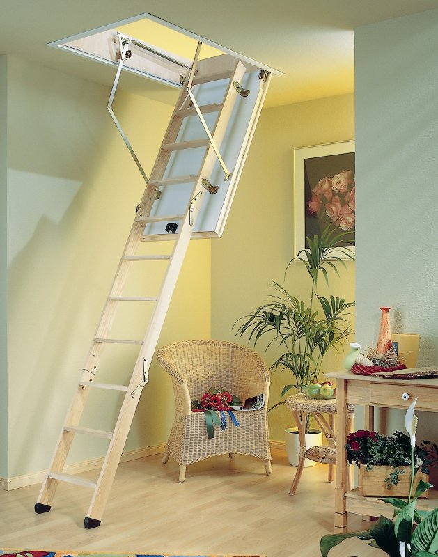 Лестница чердачная OLS-B 120х60x280 см