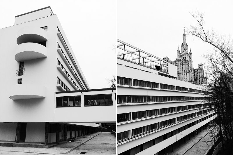 Дом-коммуна Наркомфина м.я. Гинзбург