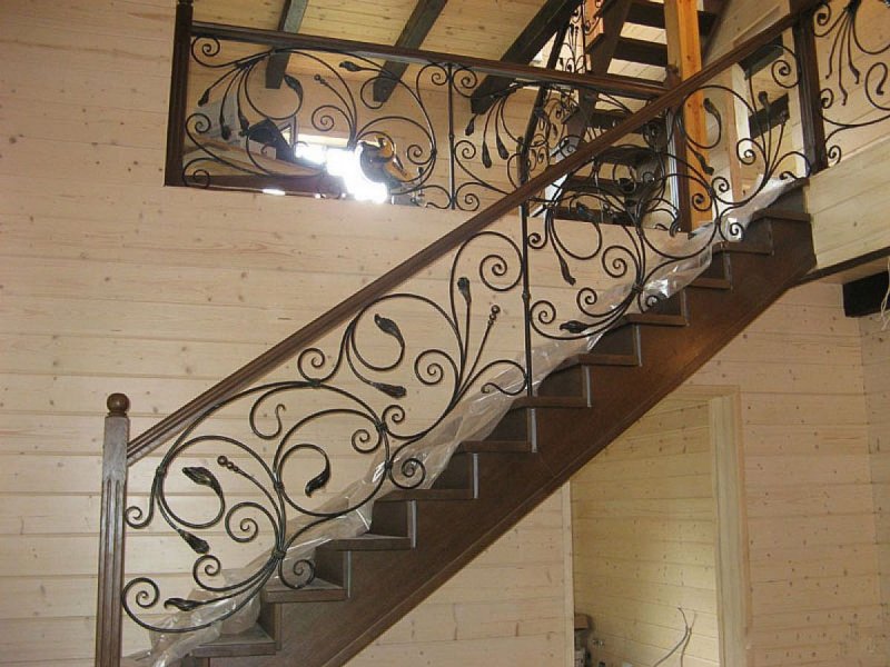Кованые лестницы в доме