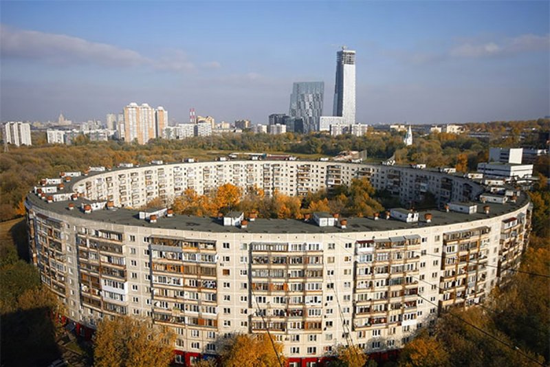 Улица Довженко Москва круглый дом планировка