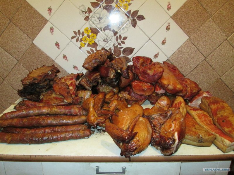 Домашнее копченое мясо