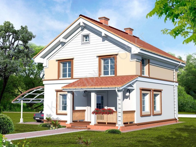 Проекты домов из газобетона до 150 кв.м 2