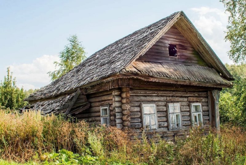 Глухомань русская деревня