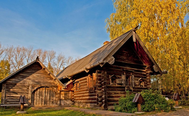 Крестьянская изба в древней Руси