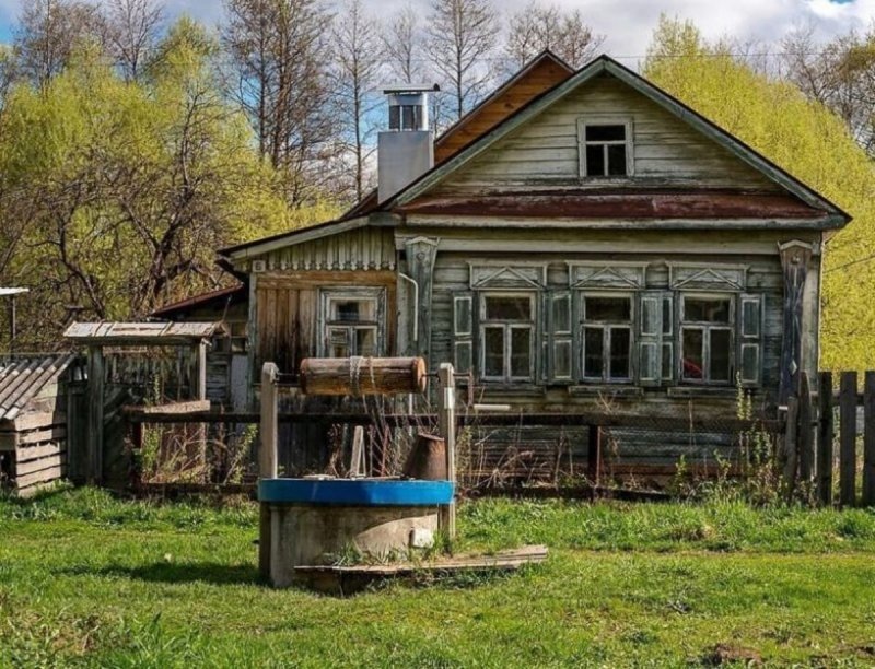 Настоящий деревенский дом