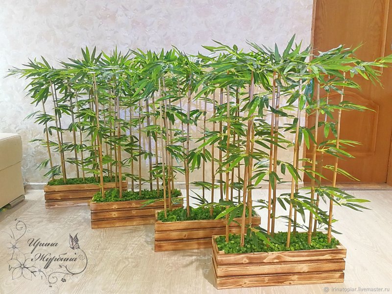 Искусственный бамбук для декора
