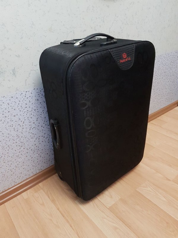 Фото чемодана на колесиках дома