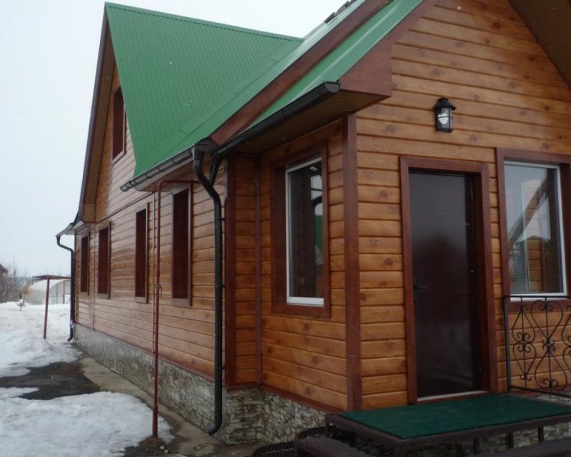 Металлосайдинг блок Хаус ЭКОБРУС