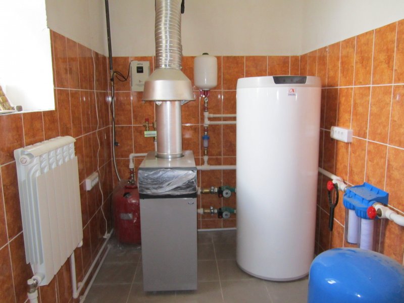 Бойлер 500л напольный для газового котла