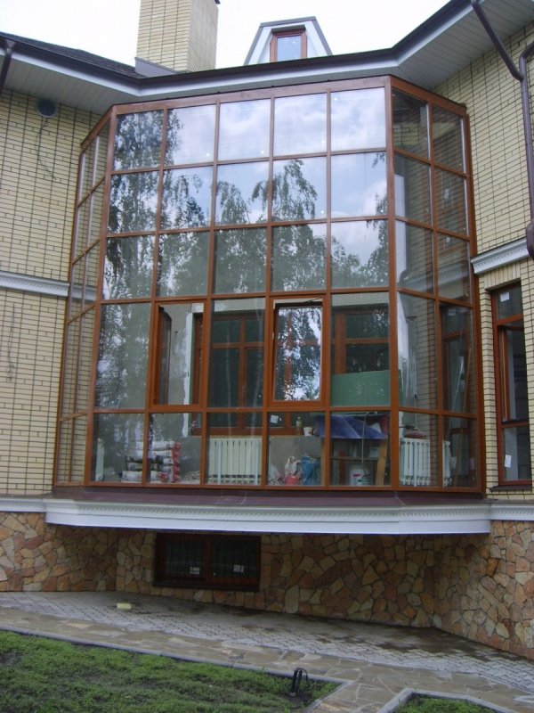 Витражный зимний сад