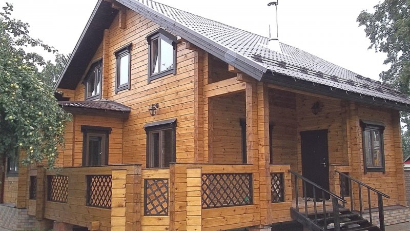Дома из профилированного бруса под ключ
