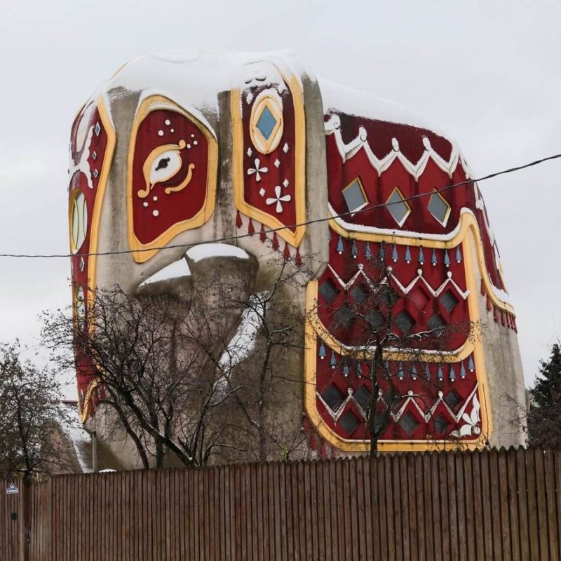Дом-слон на Новорязанском шоссе внутри