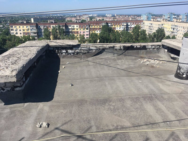 Крыша пятиэтажки