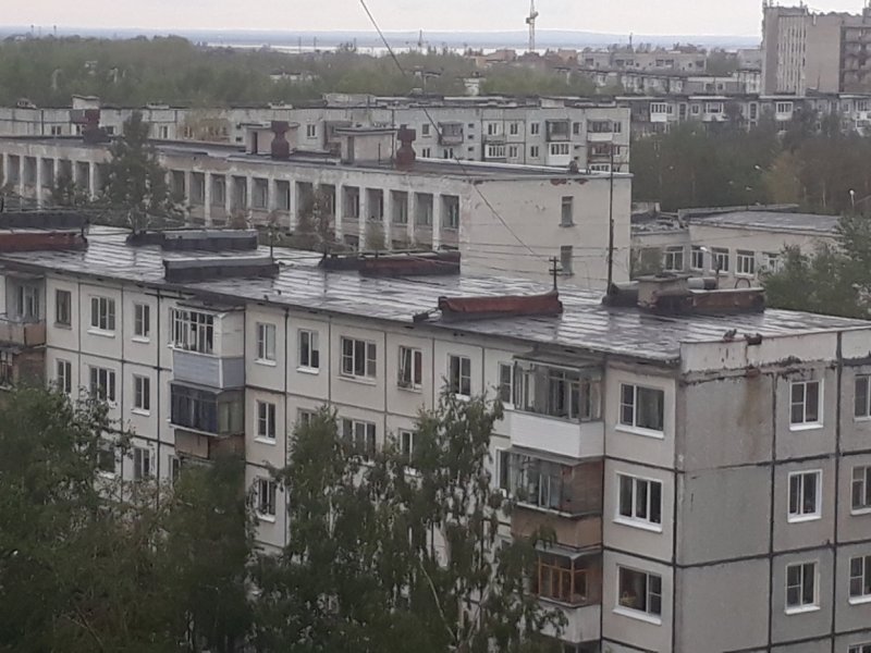 Крыша 5 этажного дома