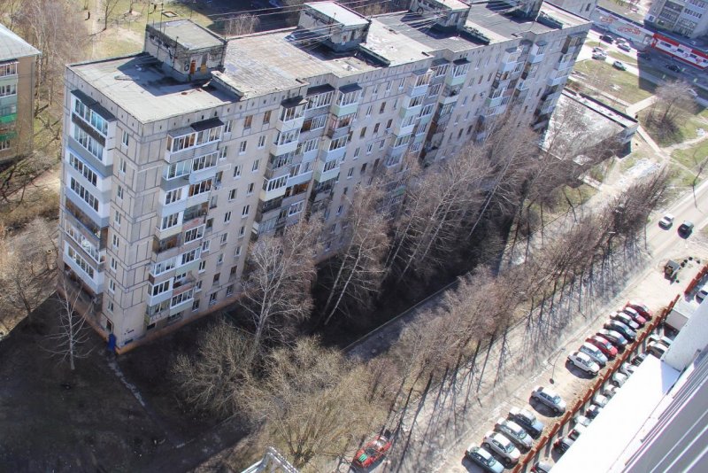 Вид с крыши многоэтажки Волгодонск