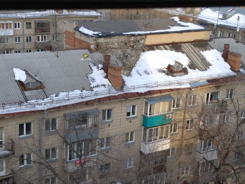 Вид с пятиэтажки вниз