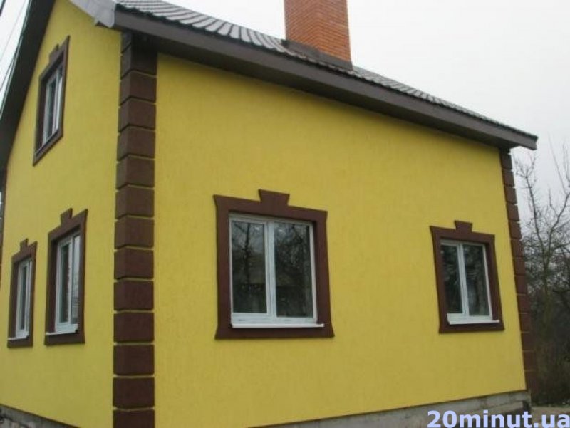 Крашенные фасады домов