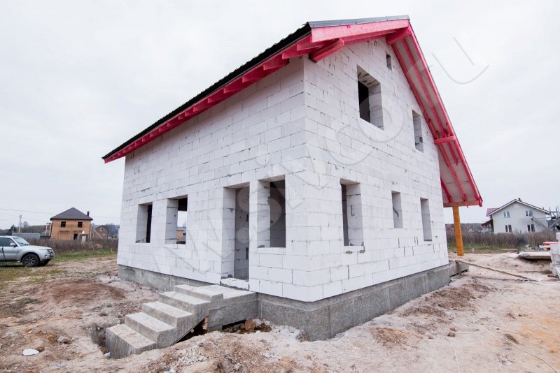 Домики из газобетонных блоков