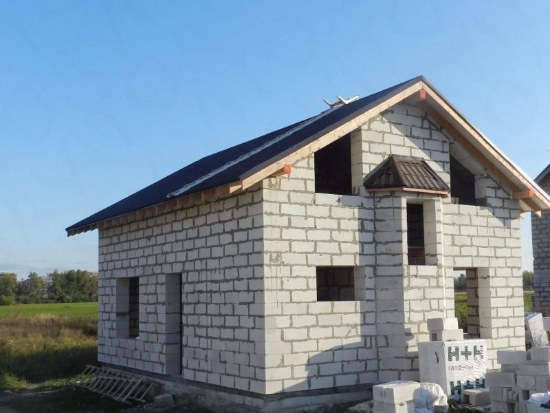 Дом из газобетона