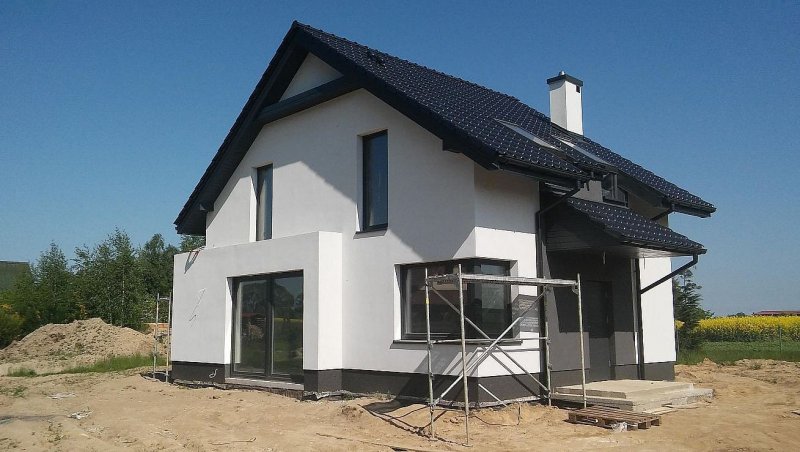 Красивый дом из газоблока