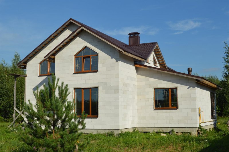 Дом газобетон
