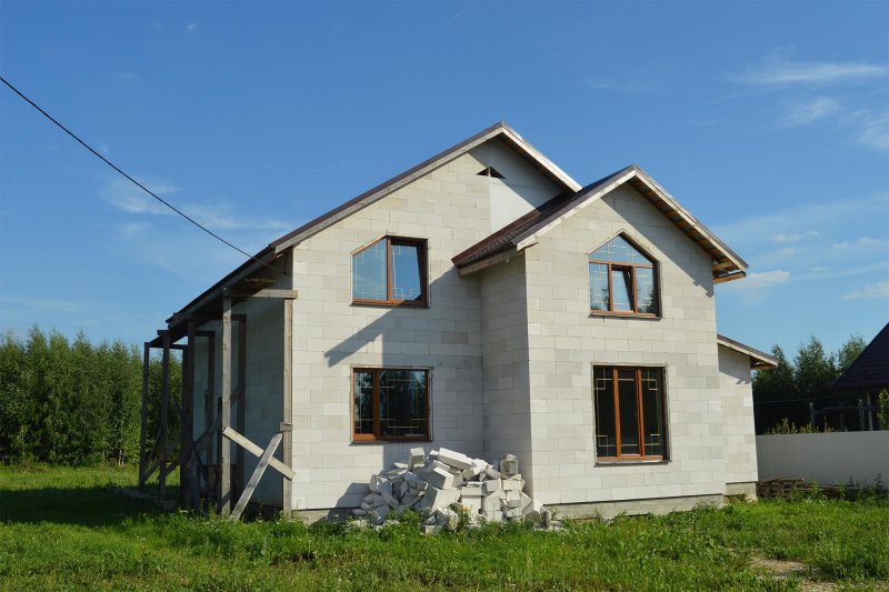 Дом из газобетонных блоков